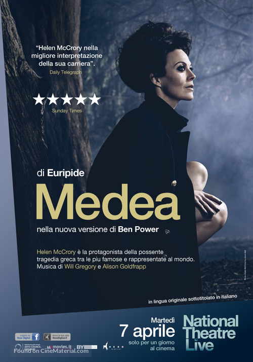 National Theatre Live: Medea - Italian Movie Poster