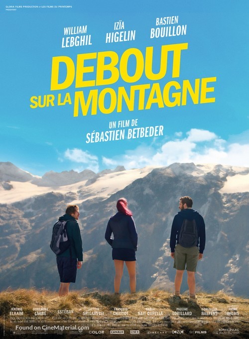 Debout sur la montagne - French Movie Poster