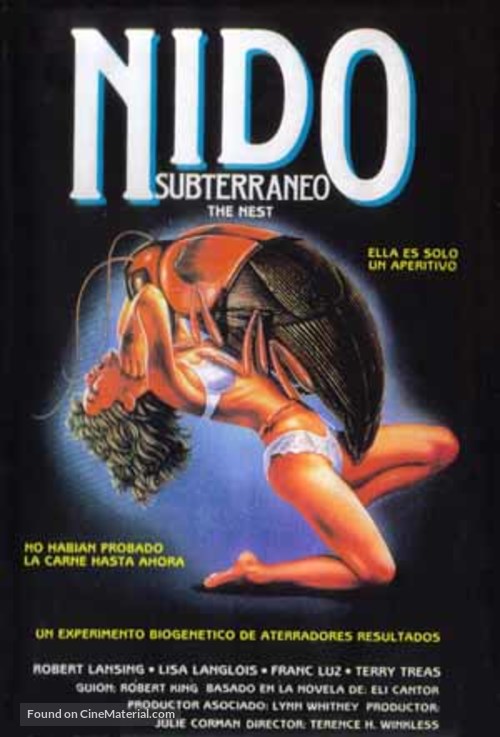 The Nest - Argentinian VHS movie cover