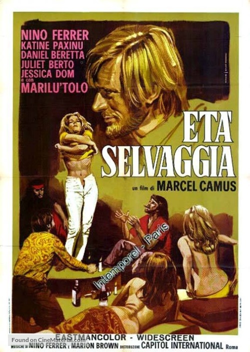 Un &eacute;t&eacute; sauvage - Italian Movie Poster