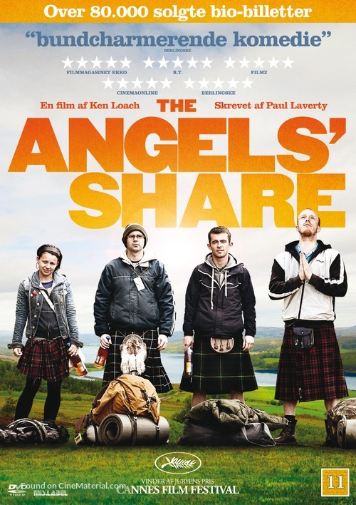 The Angels&#039; Share - Danish DVD movie cover