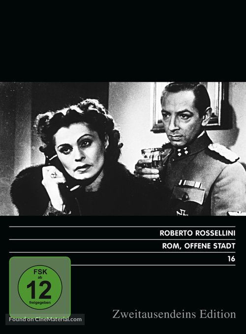 Roma, citt&agrave; aperta - German Movie Cover