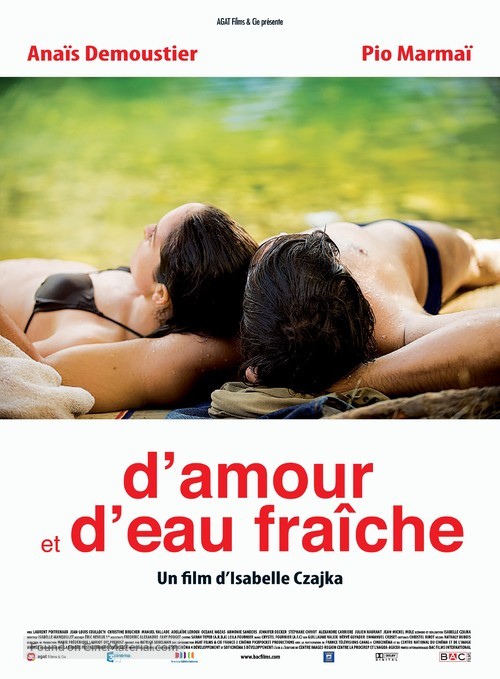 D&#039;amour et d&#039;eau fra&icirc;che - French Movie Poster