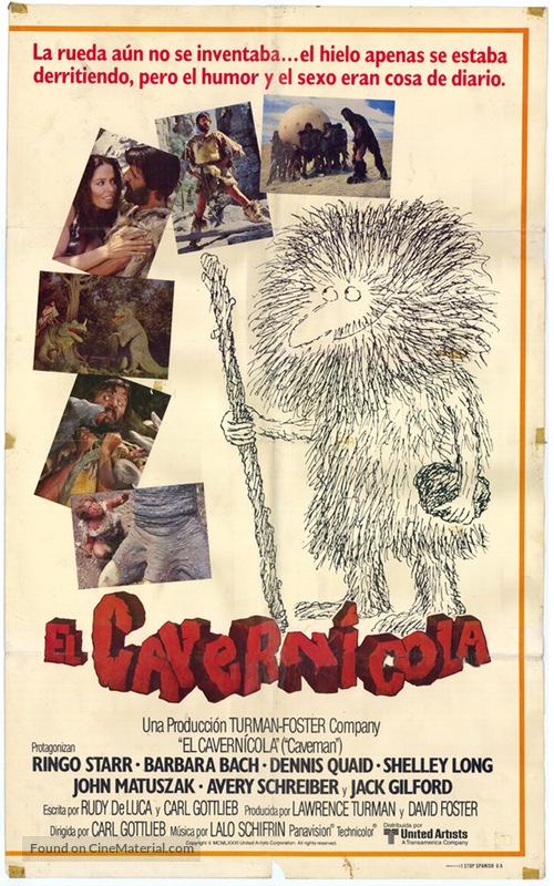 Caveman - Spanish Movie Poster