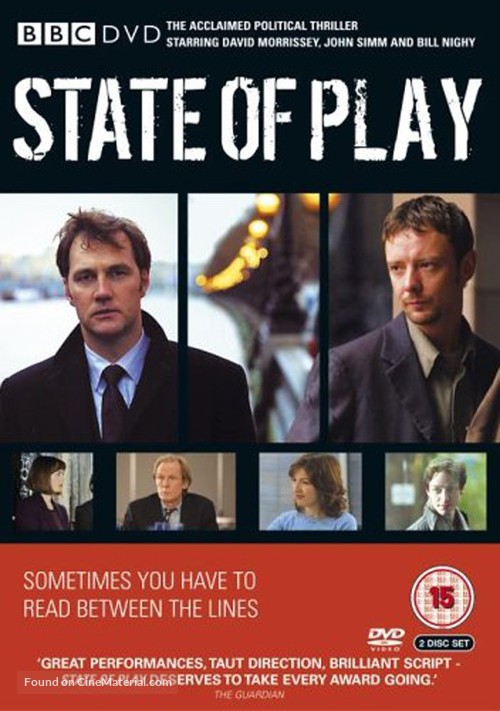 &quot;State of Play&quot; - British DVD movie cover