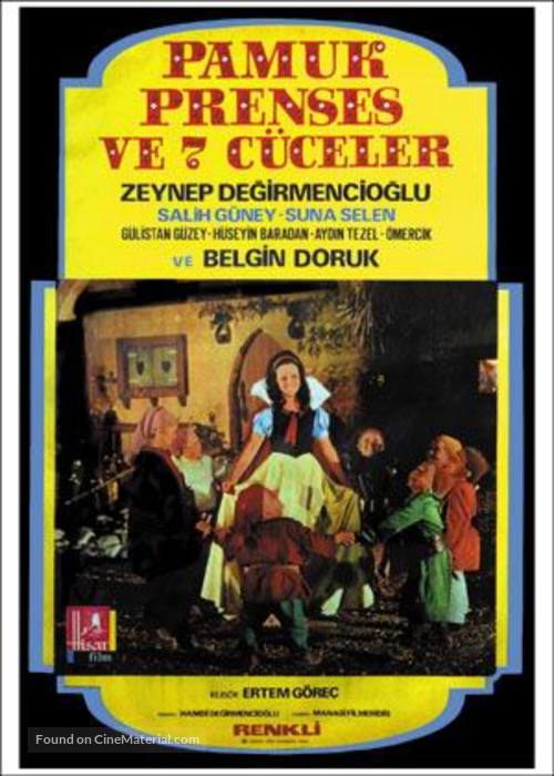 Pamuk Prenses ve 7 c&uuml;celer - Turkish poster