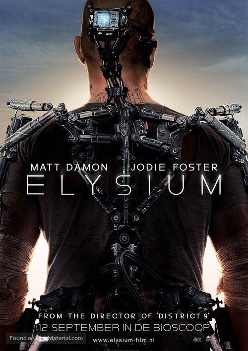Elysium - Dutch Movie Poster
