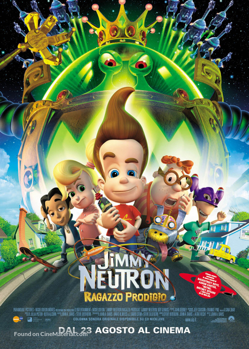 Jimmy Neutron: Boy Genius - Italian Movie Poster