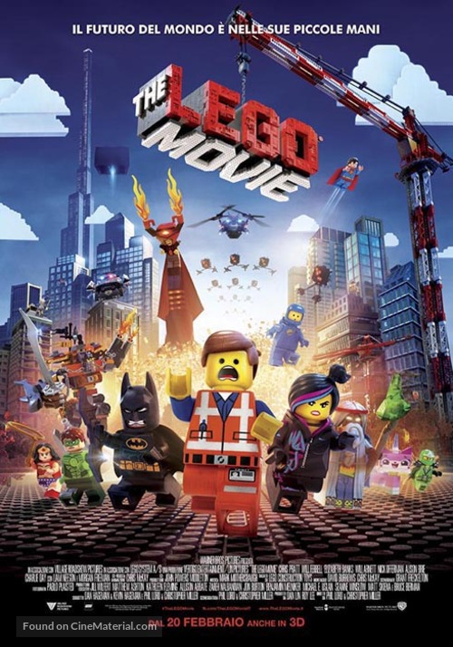The Lego Movie - Italian Movie Poster