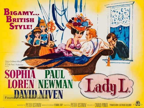 Lady L - British Movie Poster