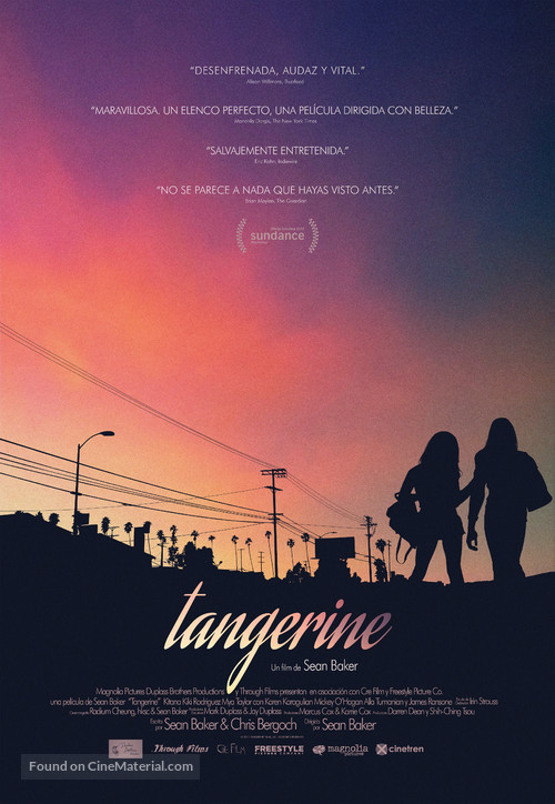 Tangerine - Argentinian Movie Poster