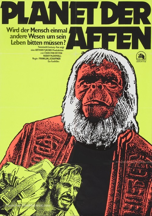 Planet of the Apes - German Movie Poster