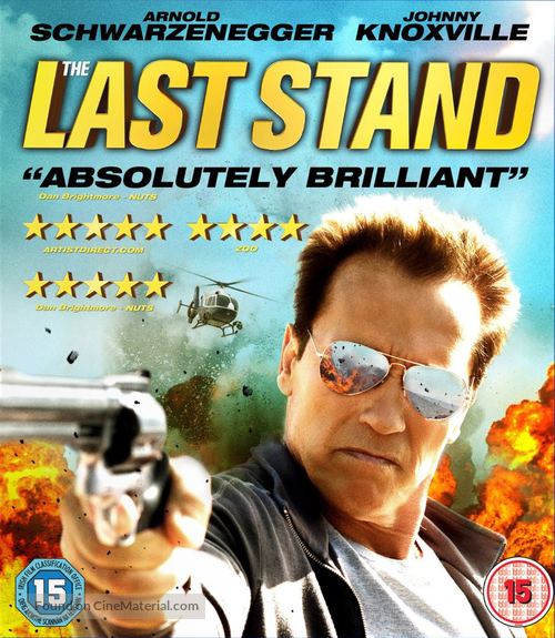 The Last Stand - British Blu-Ray movie cover