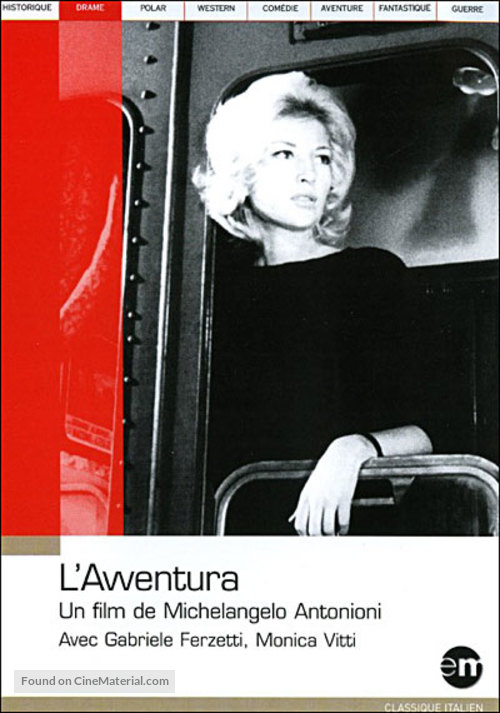L&#039;avventura - French DVD movie cover