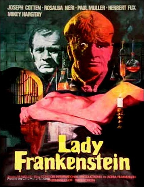 La figlia di Frankenstein - German Movie Poster