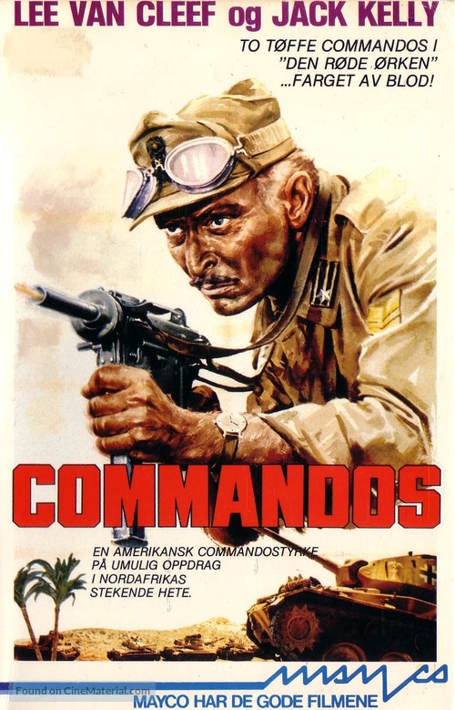 Commandos - Norwegian Movie Cover