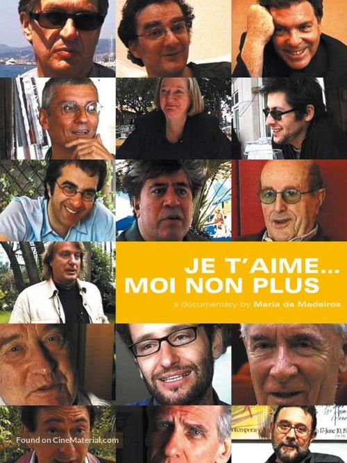 Je t&#039;aime... moi non plus: Artistes et critiques - French Movie Poster