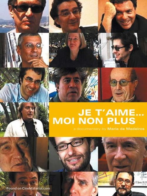 Je t&#039;aime... moi non plus: Artistes et critiques - French Movie Poster