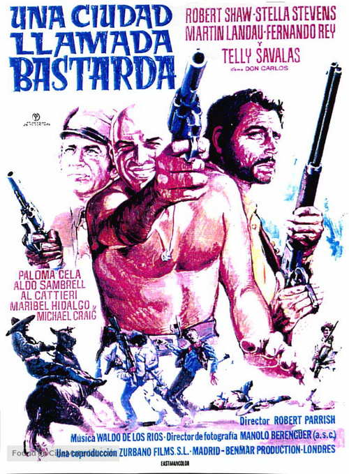 A Town Called Bastard - Spanish Movie Poster