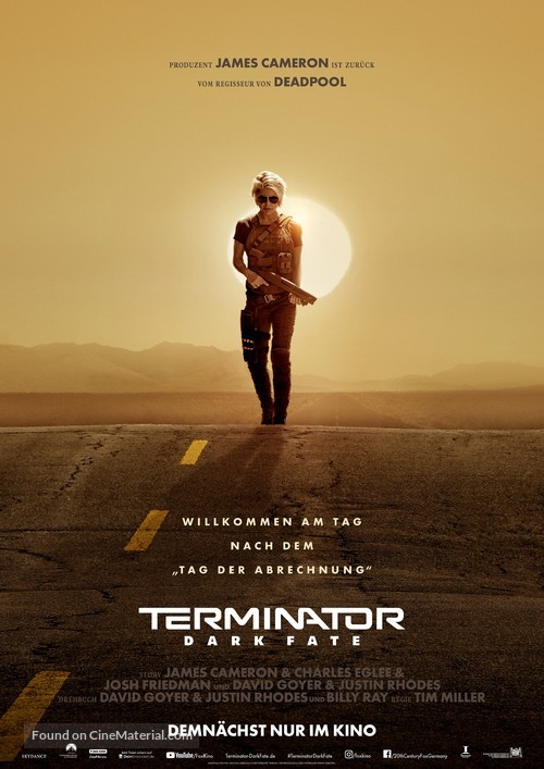 Terminator: Dark Fate - German Movie Poster