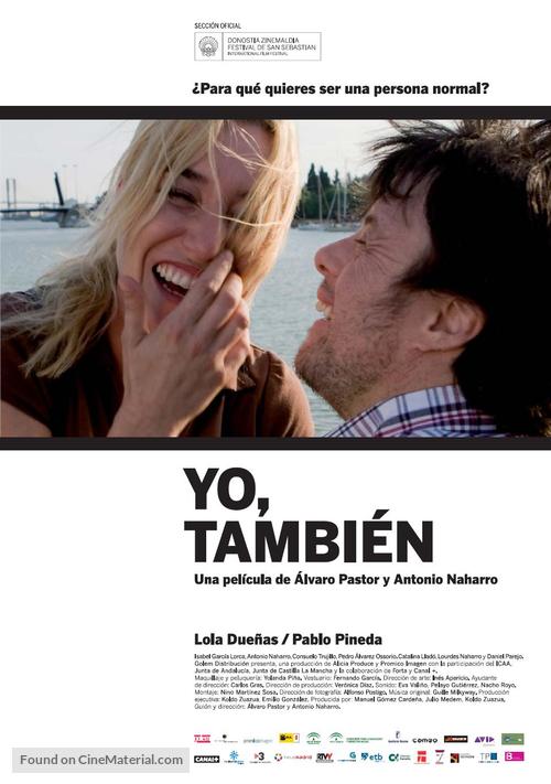 Yo, tambi&eacute;n - Spanish Movie Poster