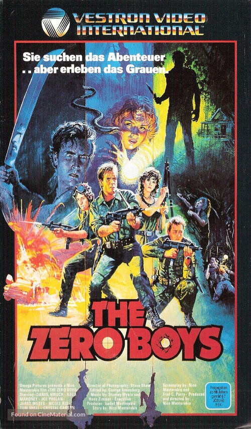 The Zero Boys - German VHS movie cover
