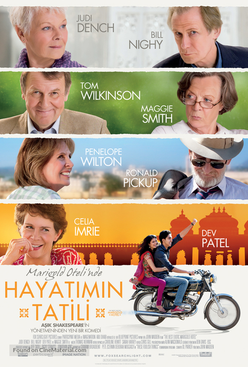 The Best Exotic Marigold Hotel - Turkish Movie Poster