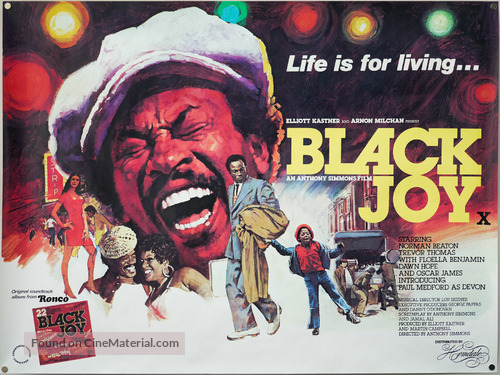 Black Joy - British Movie Poster