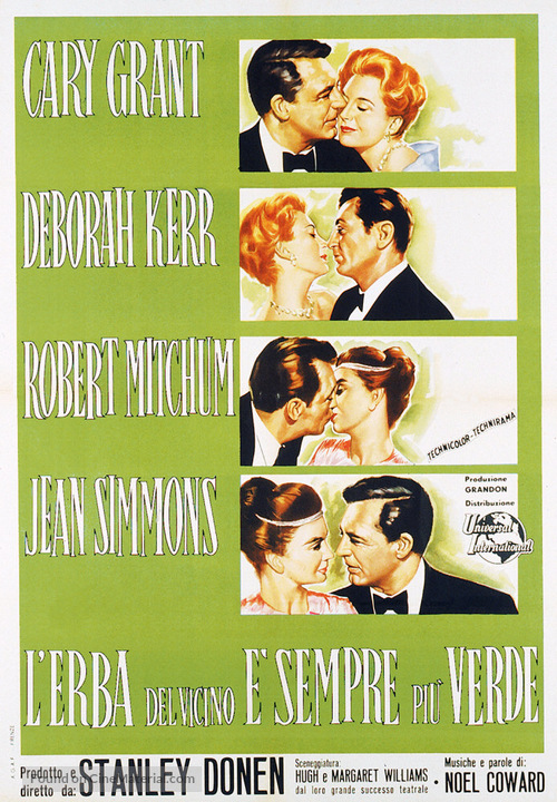 The Grass Is Greener - Italian Movie Poster