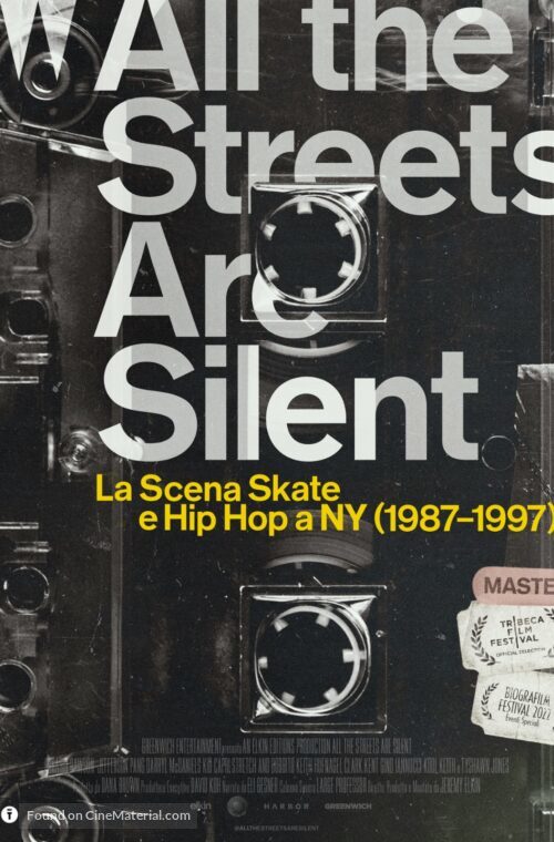 All the Streets Are Silent: The Convergence of Hip Hop and Skateboarding (1987-1997) - Italian Movie Poster