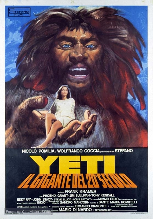 Yeti - il gigante del 20. secolo - Italian Movie Poster