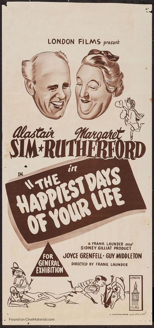 The Happiest Days of Your Life - Australian Movie Poster