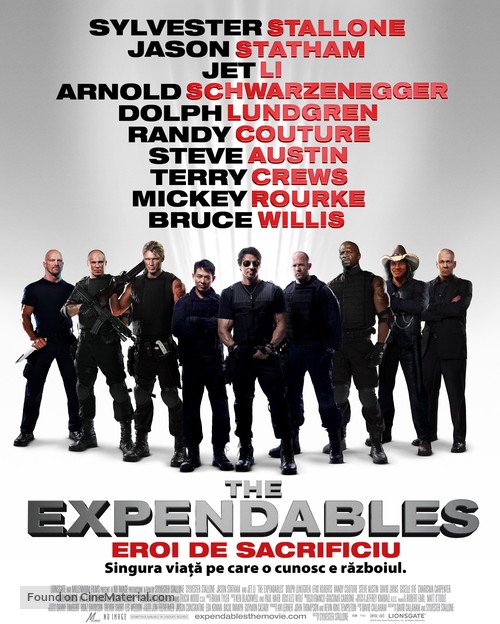 The Expendables - Romanian Movie Poster