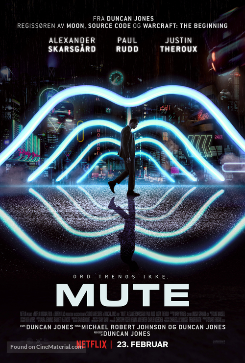 Mute - Norwegian Movie Poster