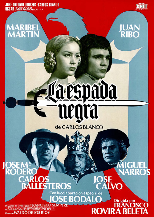 La espada negra - Spanish Movie Poster