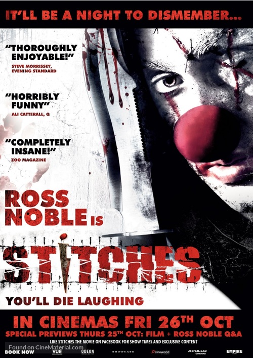 Stitches - British Movie Poster