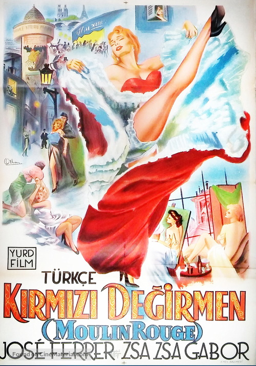 Moulin Rouge - Turkish Movie Poster