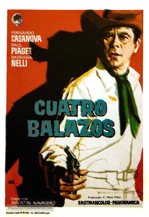 Cuatro balazos - Spanish Movie Poster