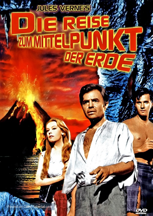 Journey to the Center of the Earth - German DVD movie cover