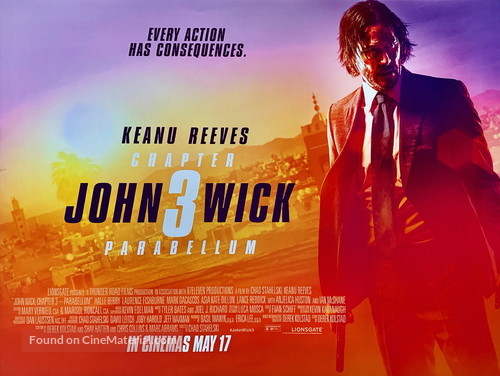 John Wick: Chapter 3 - Parabellum - British Movie Poster
