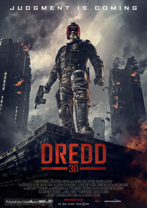 Dredd - German Movie Poster