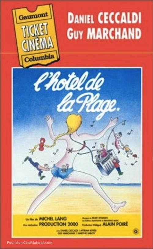 L&#039;h&ocirc;tel de la plage - French VHS movie cover
