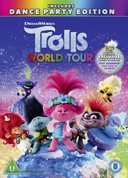Trolls World Tour - British DVD movie cover