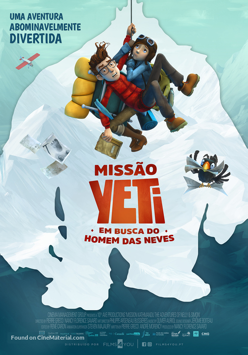 Mission Kathmandu: The Adventures of Nelly &amp; Simon - Portuguese Movie Poster