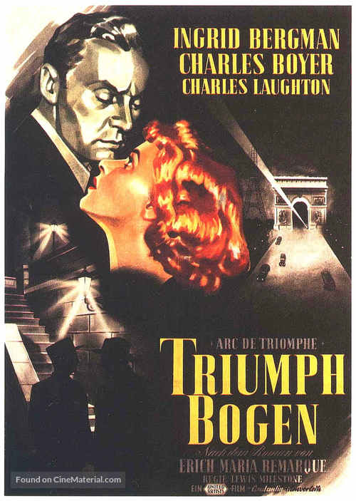 Arch of Triumph - German Movie Poster