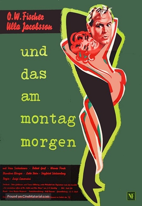 Und das am Montagmorgen - German Movie Poster