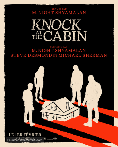 Knock at the Cabin - French Movie Poster