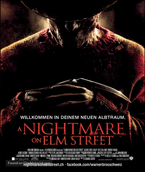 A Nightmare on Elm Street - Swiss Movie Poster