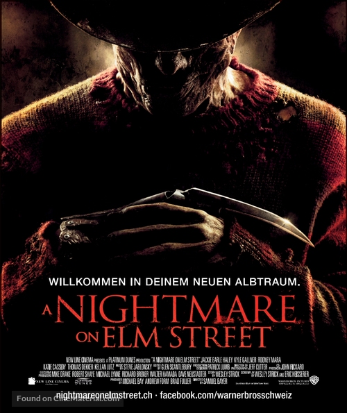 A Nightmare on Elm Street - Swiss Movie Poster