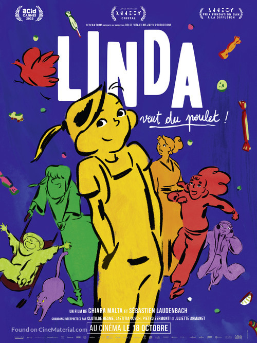 Linda veut du poulet ! - French Movie Poster